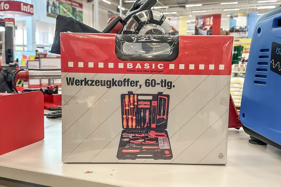 Werkzeugkoffer Basic, 60-teilig
